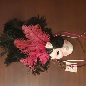 Vintage Clay Art mask wall decor